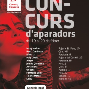 Farmàcia Soler, Magatzems Puig Giralt i el restaurant Antaviana, guanyadors del Concurs d'Aparadors del Festival Internacional del Circ Elefant d'Or de la ciutat de Figueres