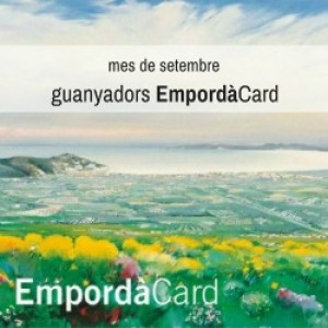 Establiments amb premiats de la promoció Empordà Card del setembre 2016.