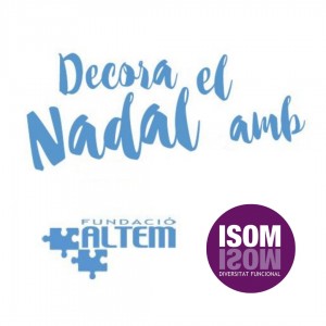 Estrella solidària per decorar aquest Nadal en benefici de la Fundació Altem i el seu 50è aniversari.