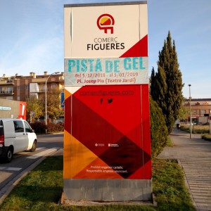 Vine i patina! Oberta la pista de gel a Figueres de Comerç Figueres Associació