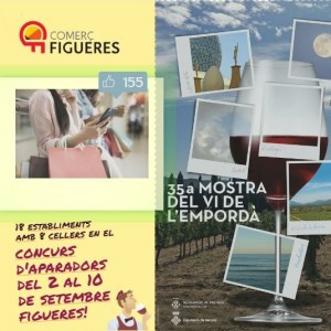 18 participants en el Concurs d'Aparadors de la Mostra del Vi de l'Empordà 2019
