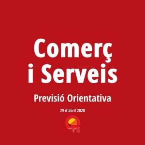 COMERÇ i SERVEIS: Previsió orientativa d'aixecament de les limitacions