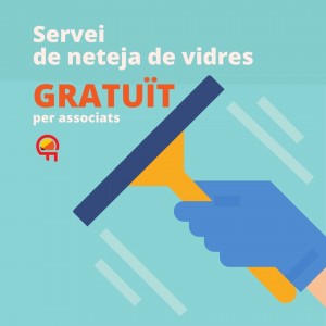 Servei de neteja de vidres gratuït