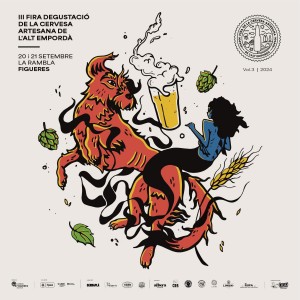 3ª edició de la Fira Degustació de la Cervesa Artesana a la Rambla de Figueres.