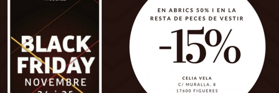 Arriba el BlackFriday Figueres 2017 amb novetats i grans descomptes!