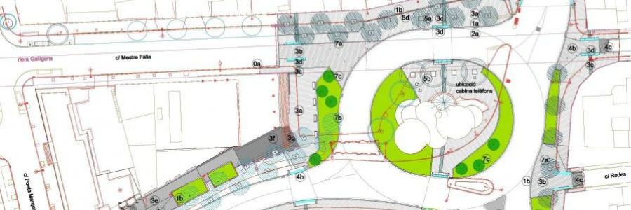 Reunió sobre les afectacions per les obres corresponents al nou giratori de la Plaça del Sol.