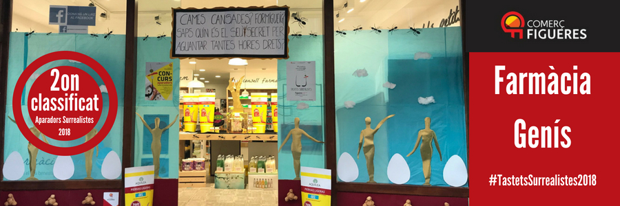 Guanyadors del Concurs d'Aparadors Surrealistes 2018!