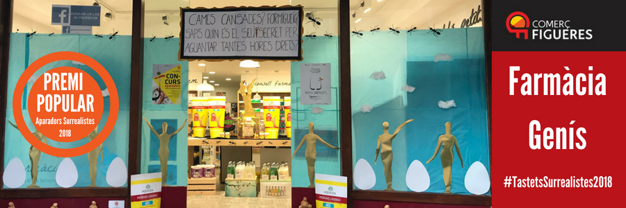 Guanyadors del Concurs d'Aparadors Surrealistes 2018!